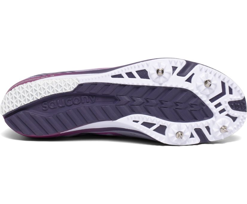 Women's Saucony Endorphin 3 Running Shoes Purple | Singapore 107EBCX